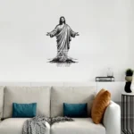 Jesus Christ Standing - Christian Home Décor - Christmas & Baptism - For Church or - Image 3