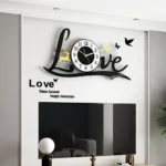 3D Love Wall Clock Wall Decore - Image 3