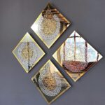 Ayatul Kursi, Surah Al Ikhlas, Al Falaq and Al Nas Islamic Wall Art - Image 8