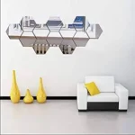 3D Hexagon 13 mirror for wall - Image 3