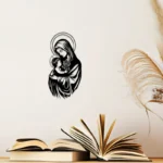 Mother & Youngsters Design -Christian Home Décor - Christmas & Baptism - For Church or Home - Image 3
