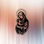 Mother & Youngsters Design -Christian Home Décor - Christmas & Baptism - For Church or Home - Image 4