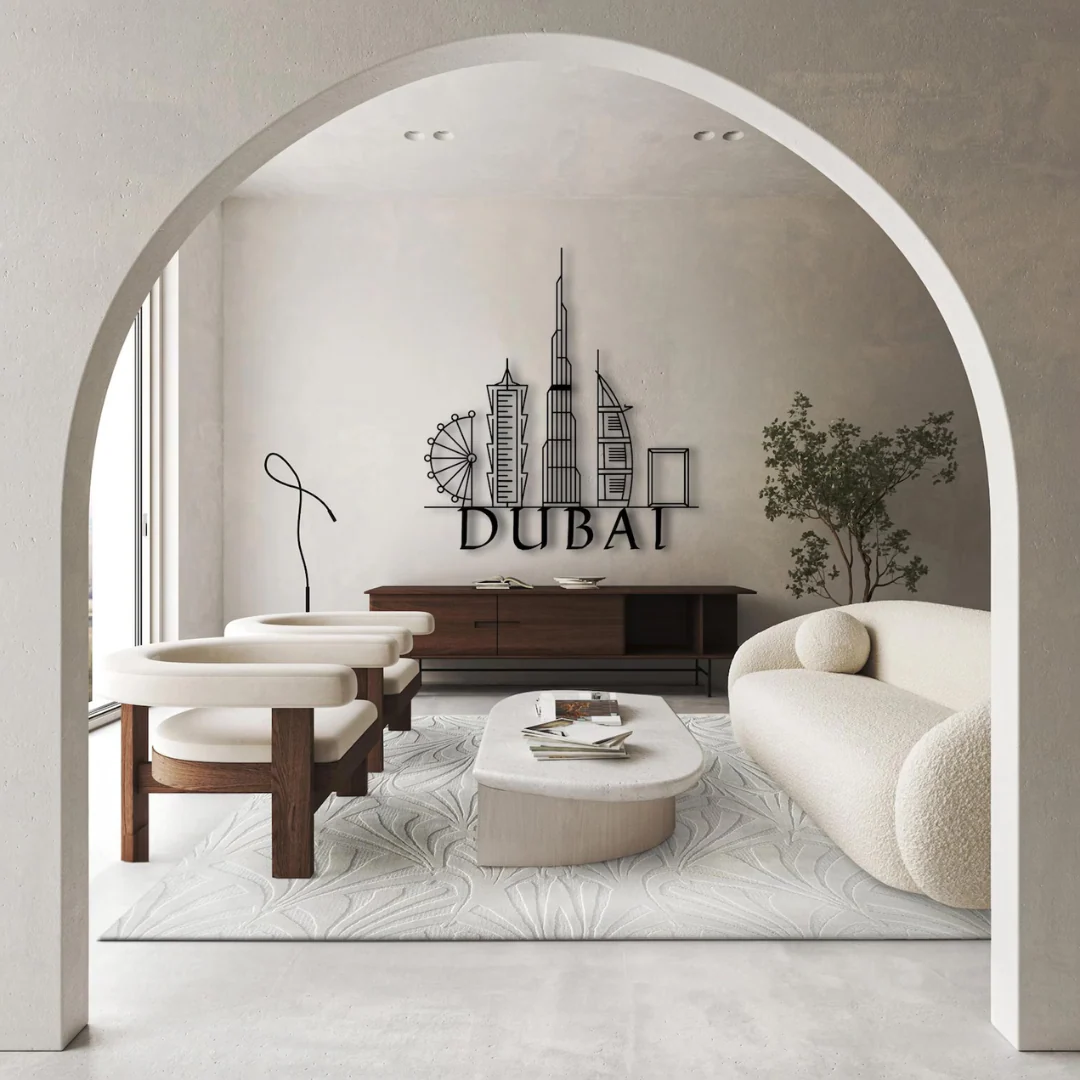 15 Dubai, UAE - Skyline Wall Art - Home Decal - National Day - Image 1
