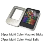 Magnetic Sticks and Balls Building
