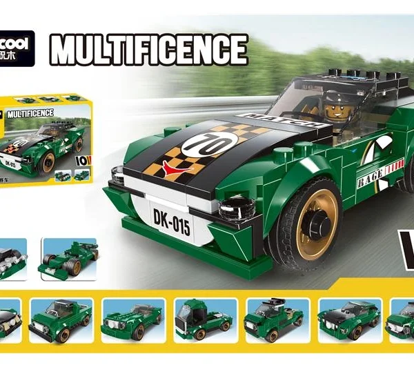 31015 Multifigence Super Racing Car Building Set | 195+ PCS Construction Toy | DK-015 Model | STEM Toy for Ages 6+
