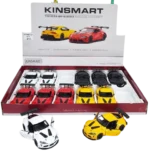 KiNSMART Toyota GR Supra Concept Racing Edition | 1:36 Scale 5" Die-Cast Metal Model Car Set of 4 | Pull Back Action, Openable Doors