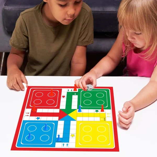 Creative's Millennium Ludo & Snakes & Ladders Board Game | 2-in-1 Family Fun!