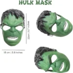 Hulk Costume for Kids – Avengers Superhero Outfit with Mask | Boys Character Costume for Halloween, Cosplay & Dress-Up Parties - Image 3