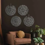 ✨ IWAS Premium Luxury 4 Quls Round Shape Wall Art | الأَرْبَعُ أَقُول