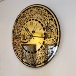 IWAS Premium Luxury Ayatul Kursi Clock – Acrylic Finish. Elegant Islamic wall clock for prayer rooms, living spaces, and gifting. - Image 4