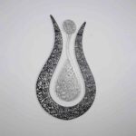 IWAS Premium Luxury Tulip Ayatul Kursi Wall Art – Islamic Calligraphy Metal & Acrylic Floral Home Decor - Image 2