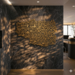 IWAS Surah Al-Falaq Luxury Islamic Calligraphy Wall Art Dubai UAE IWAS Premium Al-Falaq Elite Islamic Wall Decor for Children Room Abu Dhabi IWAS High End Surah Falaq Luxury Protective Quranic Wall Art Dubai Abu Dhabi UAE