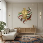 Majestic UAE Falcon & Flag Acrylic Wall Art – Premium Luxury UAE Wall Decor | IWAS - Image 3