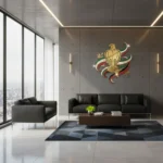 Majestic UAE Falcon & Flag Acrylic Wall Art – Premium Luxury UAE Wall Decor | IWAS - Image 4