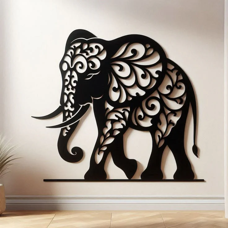 Elephant Wall Decor | Beautiful Wall Art | Home Wall Decor - Image 1