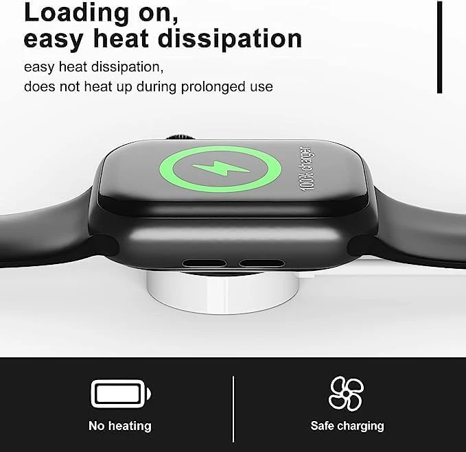 IBERLS Charger for Apple Watch - USB-C Fast Wireless Magnetic Charging Cable - Image 1