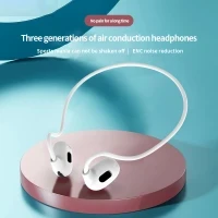 New Pro Air Bluetooth 5.3 Wireless Earphones with Neck Hook – Secure, High-QualiEnjoy crystal-clear sound and a secure fit with the - Image 1