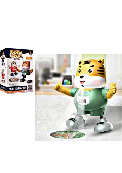 Sheng Yang Fun Dancer Toy | Music, Projection & Dancing Movements | Arm, Body & Leg Swing | 22cm Height | Ages 3+ - Image 1