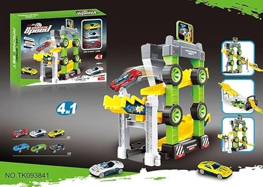 2025-07-25-6883790726631 Venicte AUUN4 High-Speed Racing Set | 4.1 Die-Cast Car Pack | Realistic Mini Racing Cars | Ages 3+ - Image 1