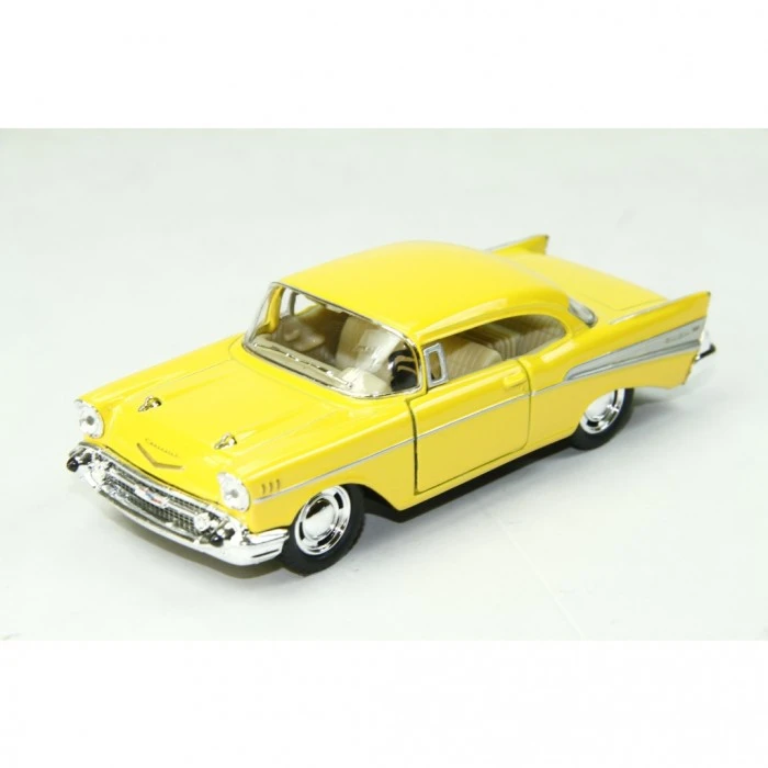 KiNSMART 1957 Chevrolet Bel Air | 1:40 Scale Die-Cast Metal Model Car | Pull-Back Action, Openable Doors – KT5313D (EOS Series, 1x12) - Image 2