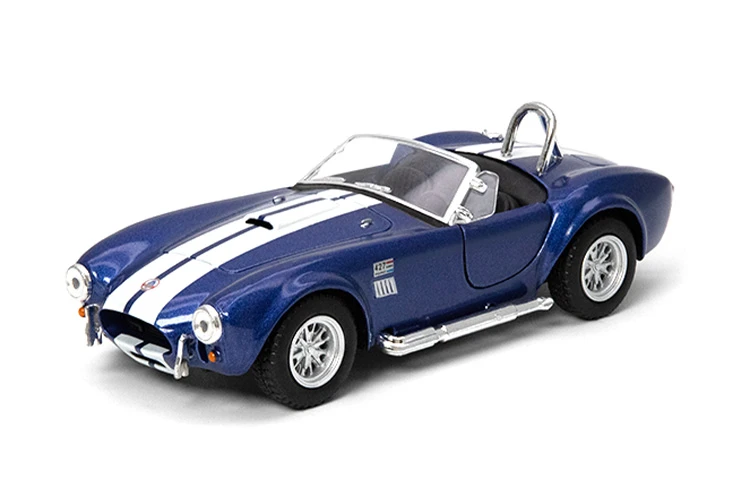 KiNSMART 1965 Shelby Cobra 427 S/C | 1:32 Scale Die-Cast Metal Model Car | Pull-Back Action, Openable Doors – KT5322D (EOS Series, 1x12) - Image 2